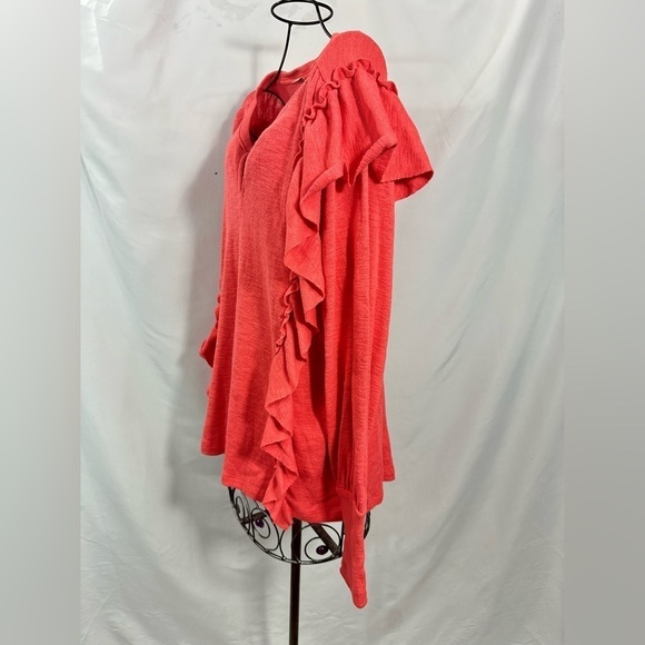 Pilcro by Anthropologie cozy popover ruffle sweater size L - Picture 7 of 9